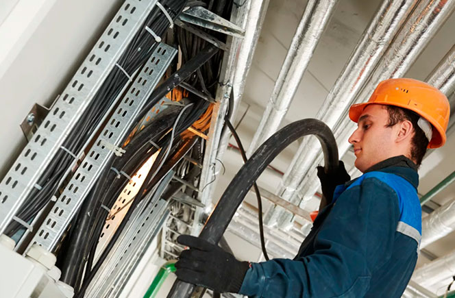 Демонтаж и вывоз кабеля